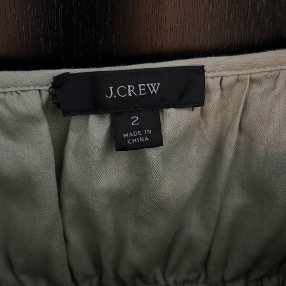 JCrew Mint corset blouse - Picture 3 of 4